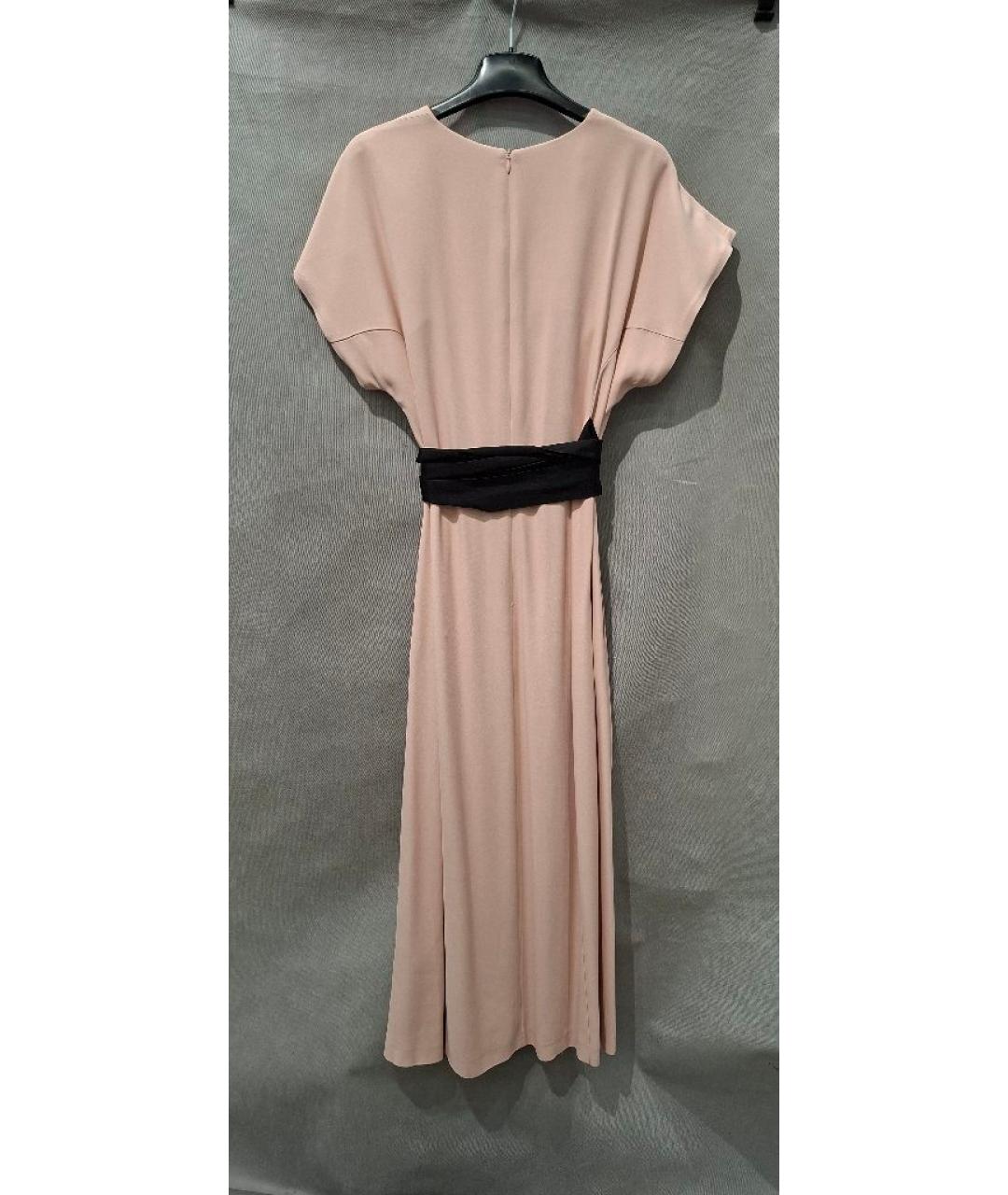 LIVIANA CONTI Розовое вискозное коктейльное платье, фото 2