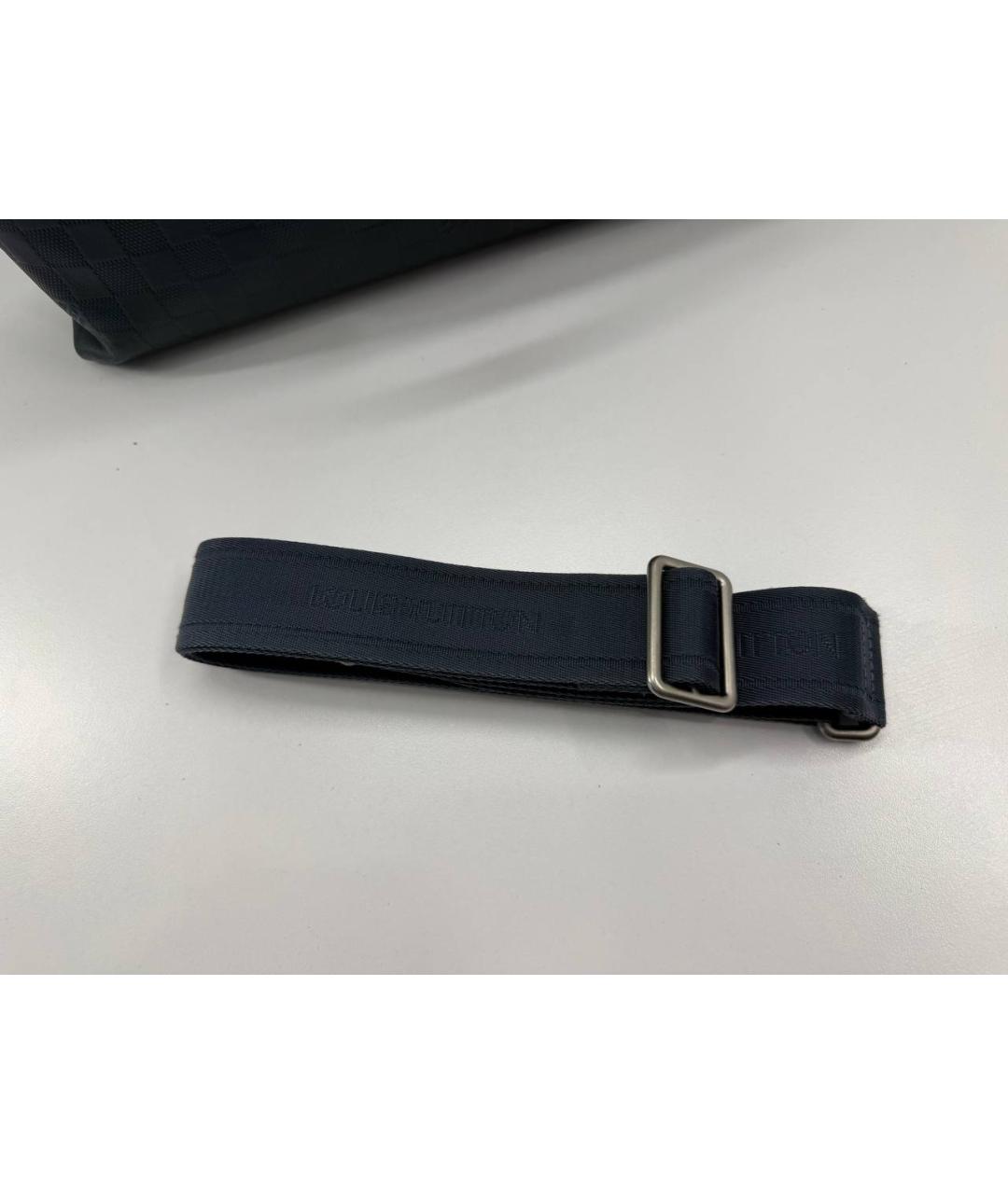 LOUIS VUITTON Зеленый кожаный портфель, фото 4