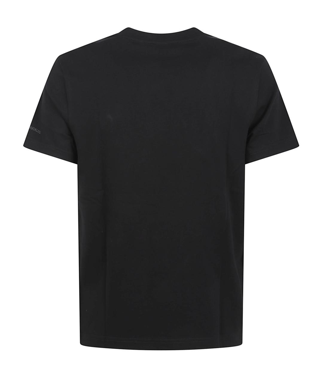 MOOSE KNUCKLES Черная хлопковая футболка, фото 3