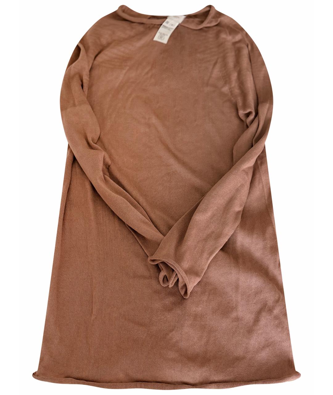 AGNONA Бежевый хлопковый джемпер / свитер, фото 1