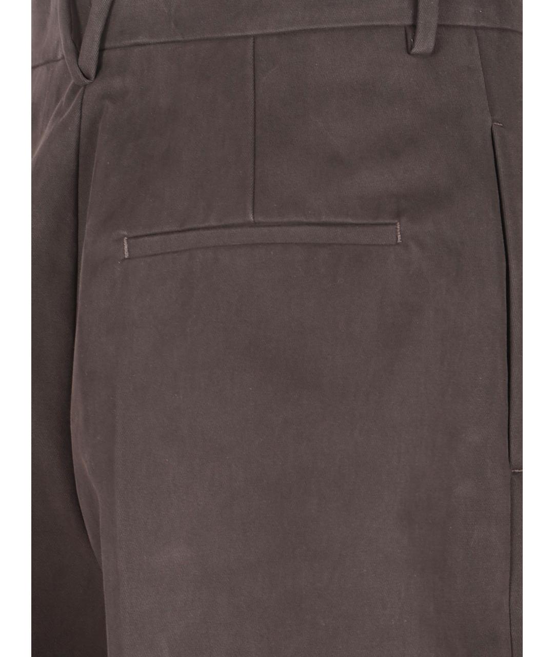 BOTTEGA VENETA Коричневые хлопковые шорты, фото 2