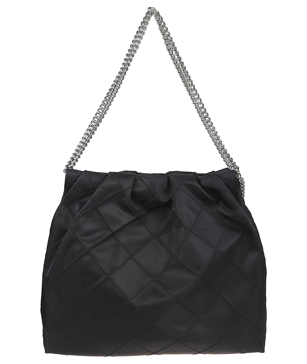 TORY BURCH Черная тканевая сумка тоут, фото 2