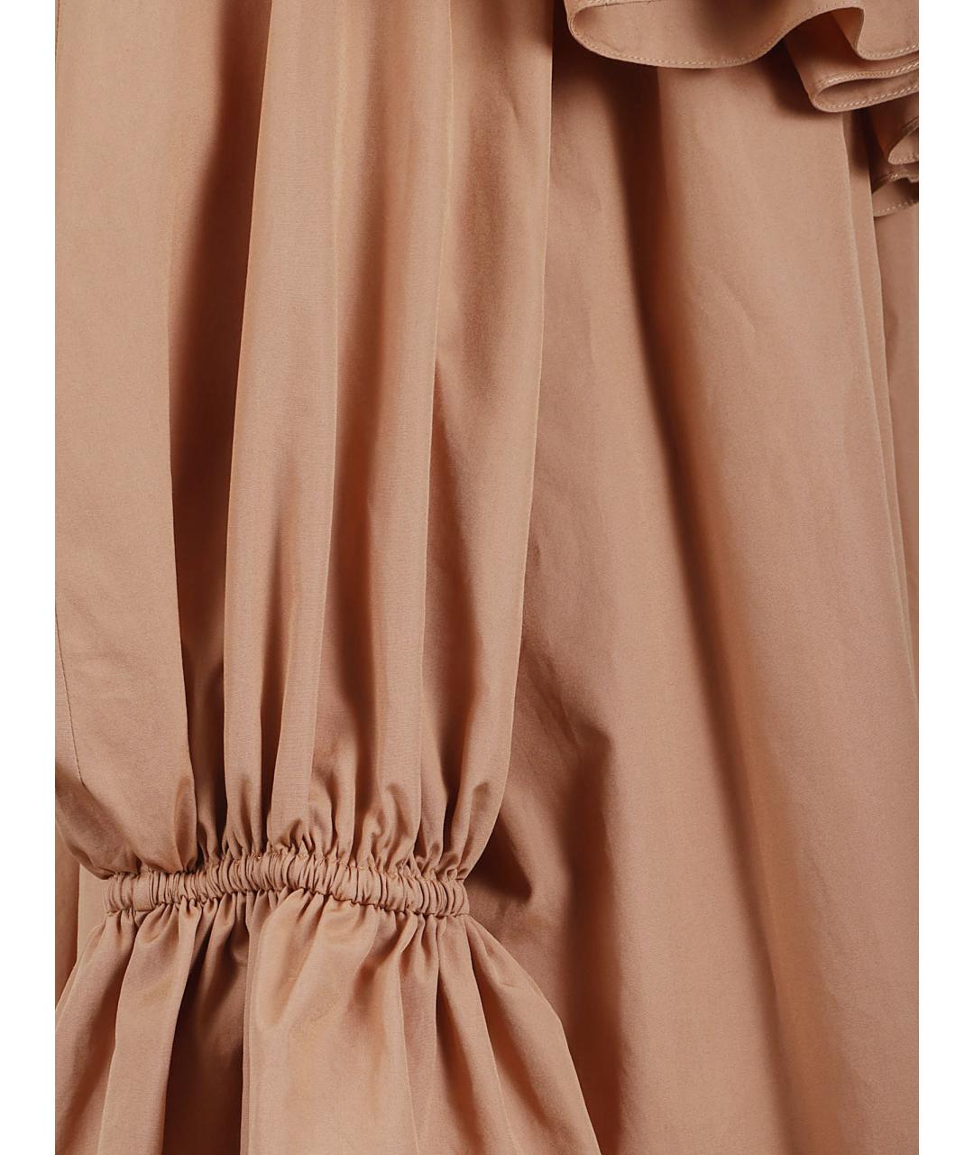 CHLOE Коричневая хлопковая блузы, фото 2