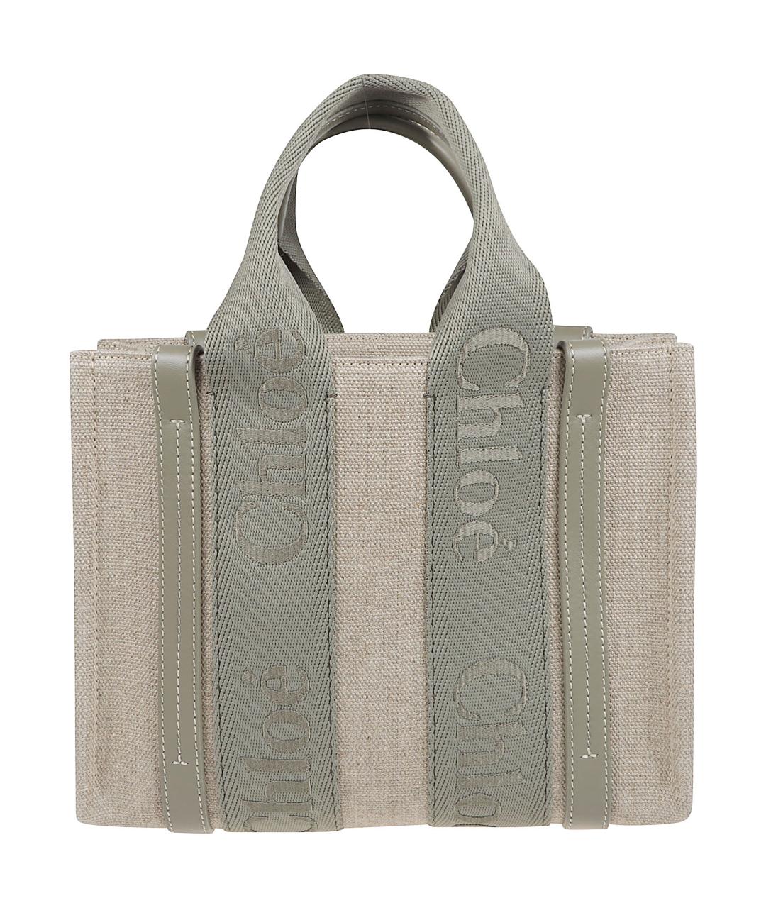 CHLOE Льняная сумка тоут, фото 1