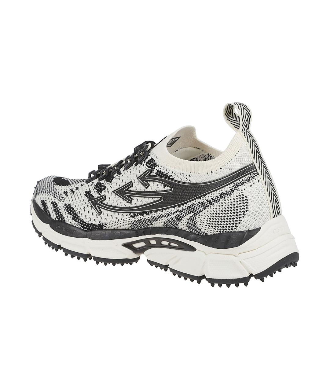 OFF-WHITE Мульти текстильные низкие кроссовки / кеды, фото 3