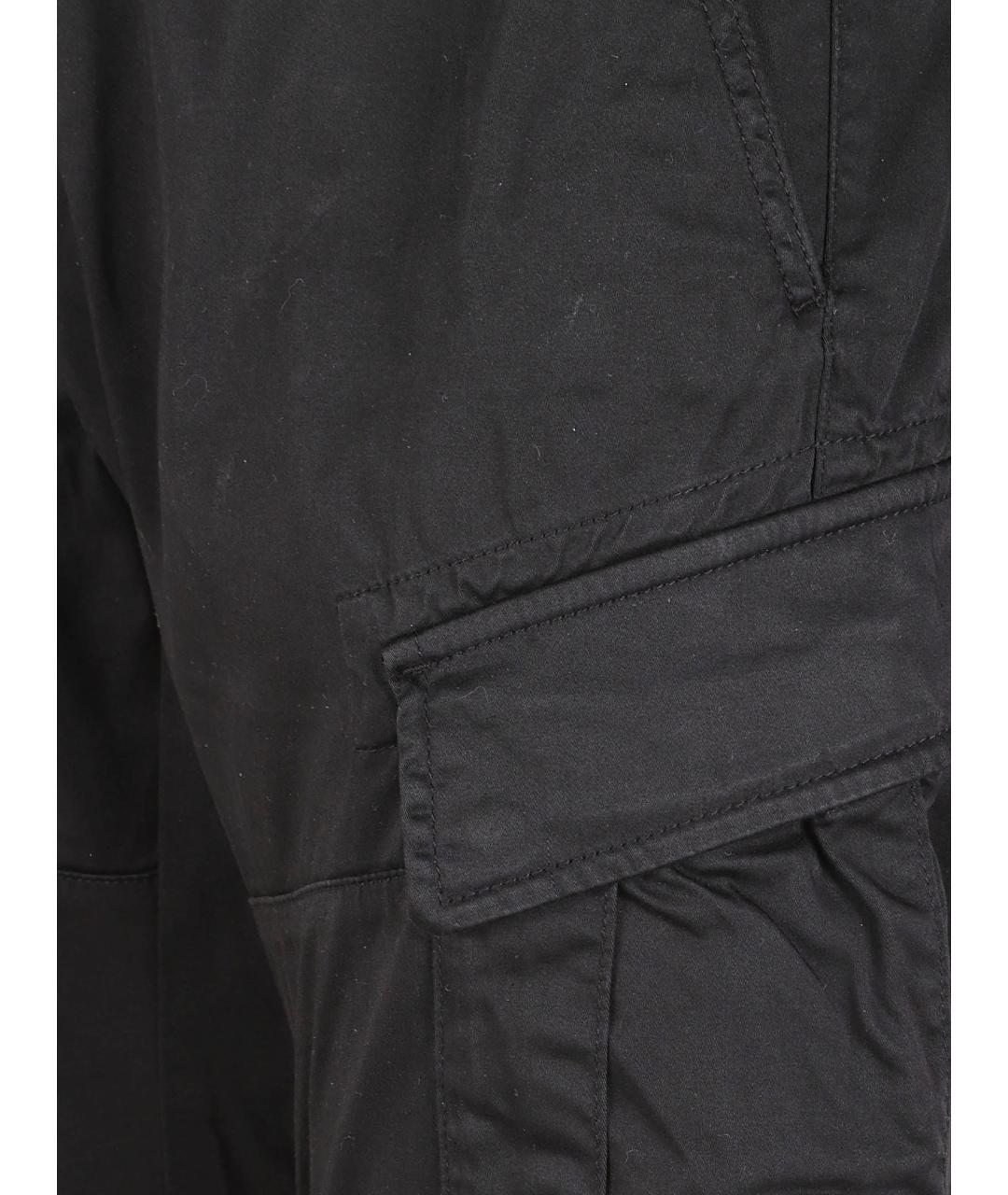 CP COMPANY Черные хлопковые повседневные брюки, фото 2