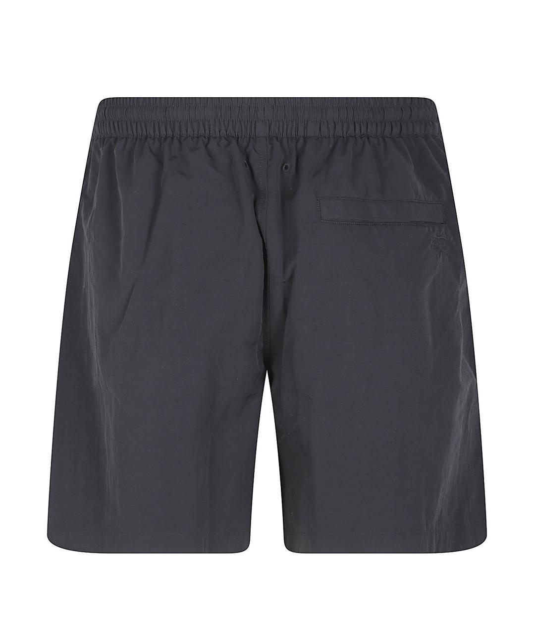 BURBERRY Черные полиамидовые шорты, фото 3