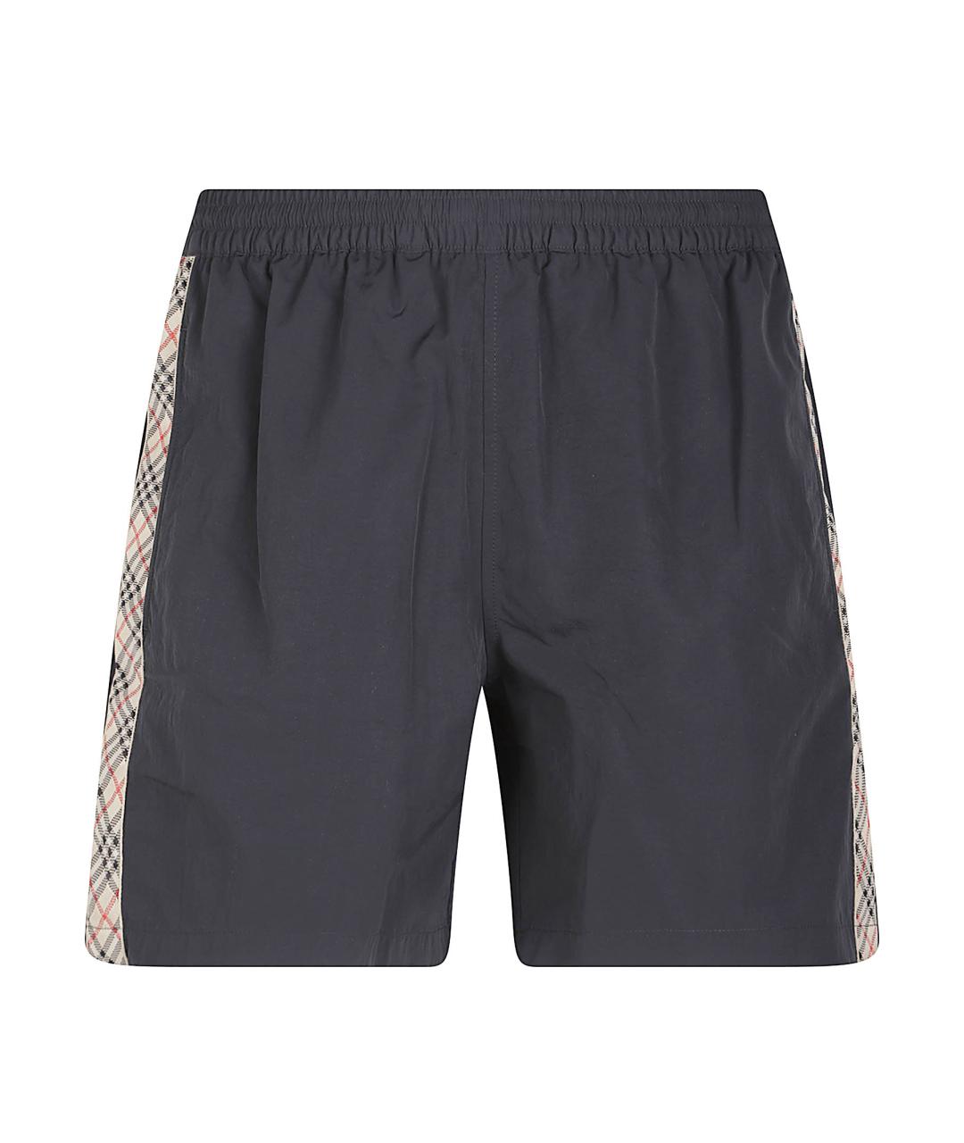BURBERRY Черные полиамидовые шорты, фото 1