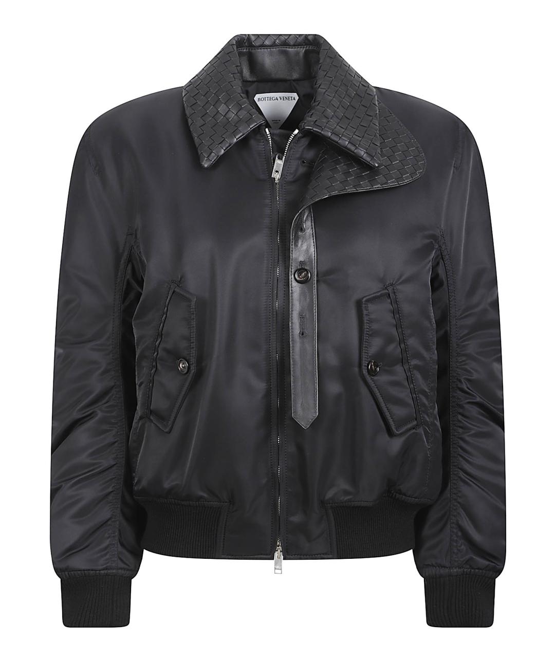 BOTTEGA VENETA Черная полиамидовая куртка, фото 1