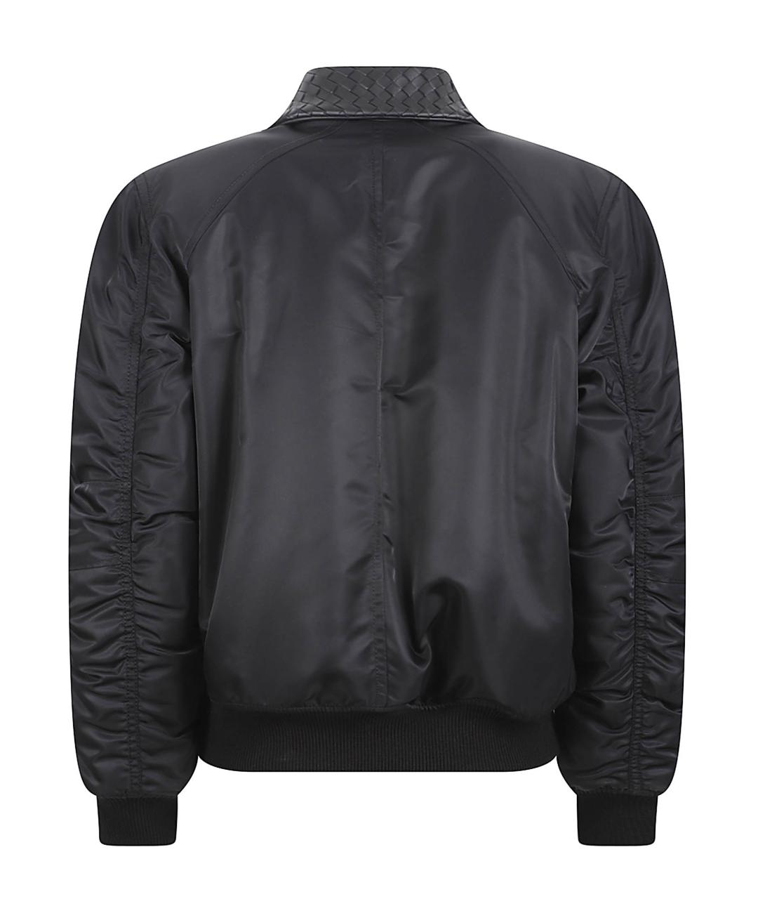 BOTTEGA VENETA Черная полиамидовая куртка, фото 3