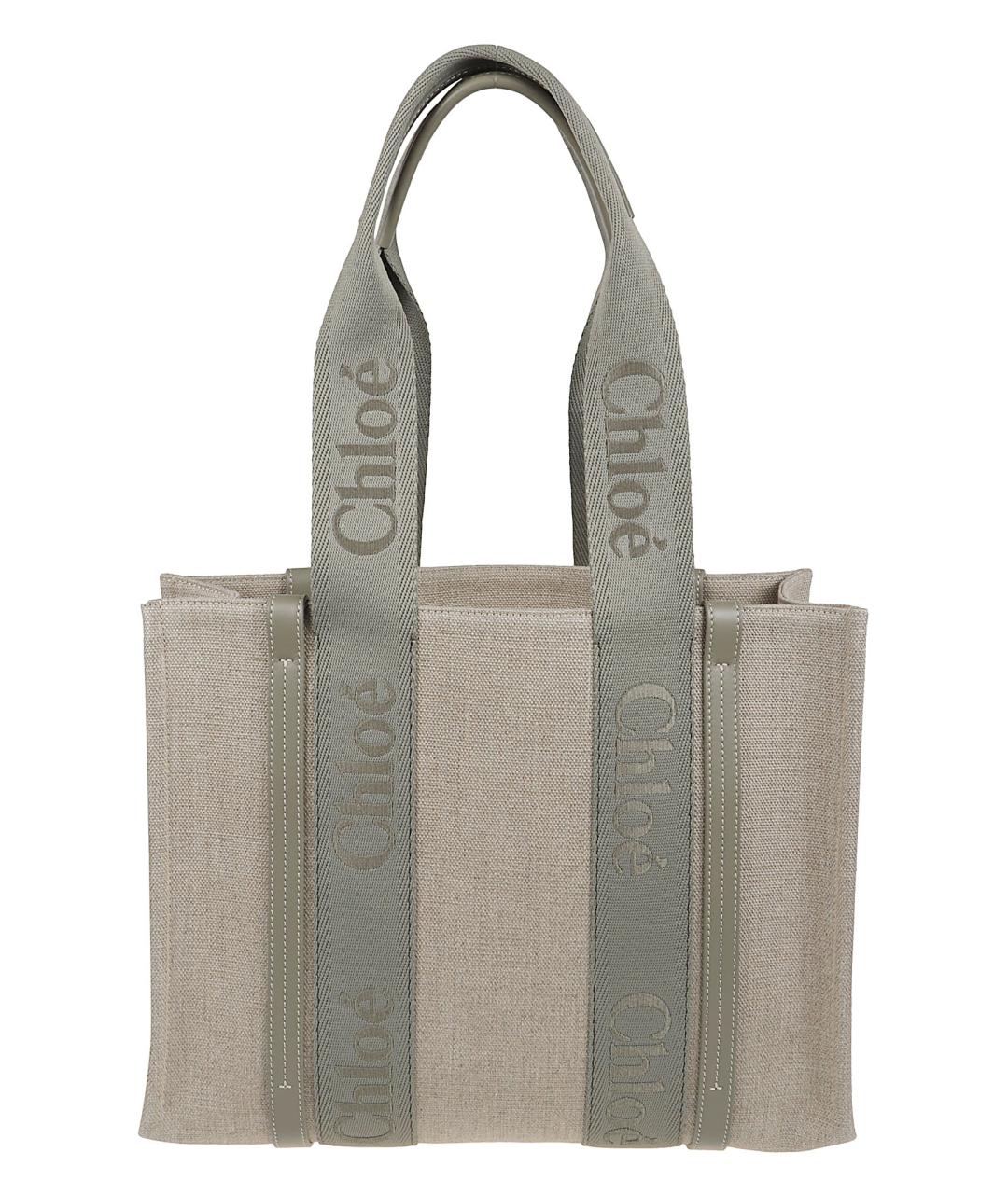 CHLOE Льняная сумка тоут, фото 2