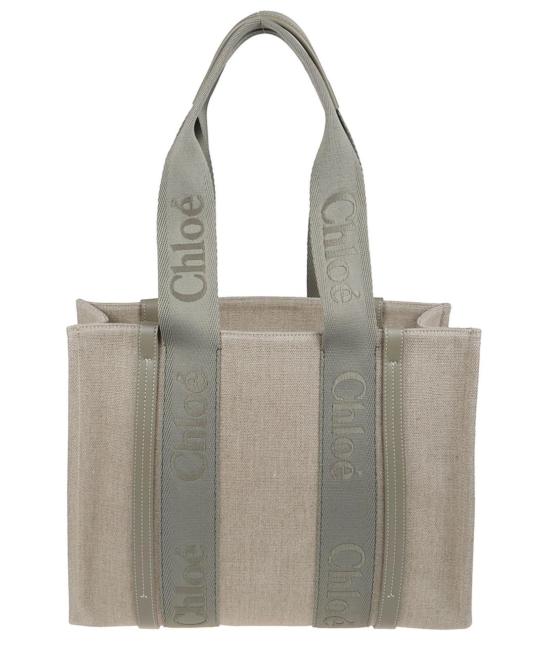 CHLOE Льняная сумка тоут, фото 1