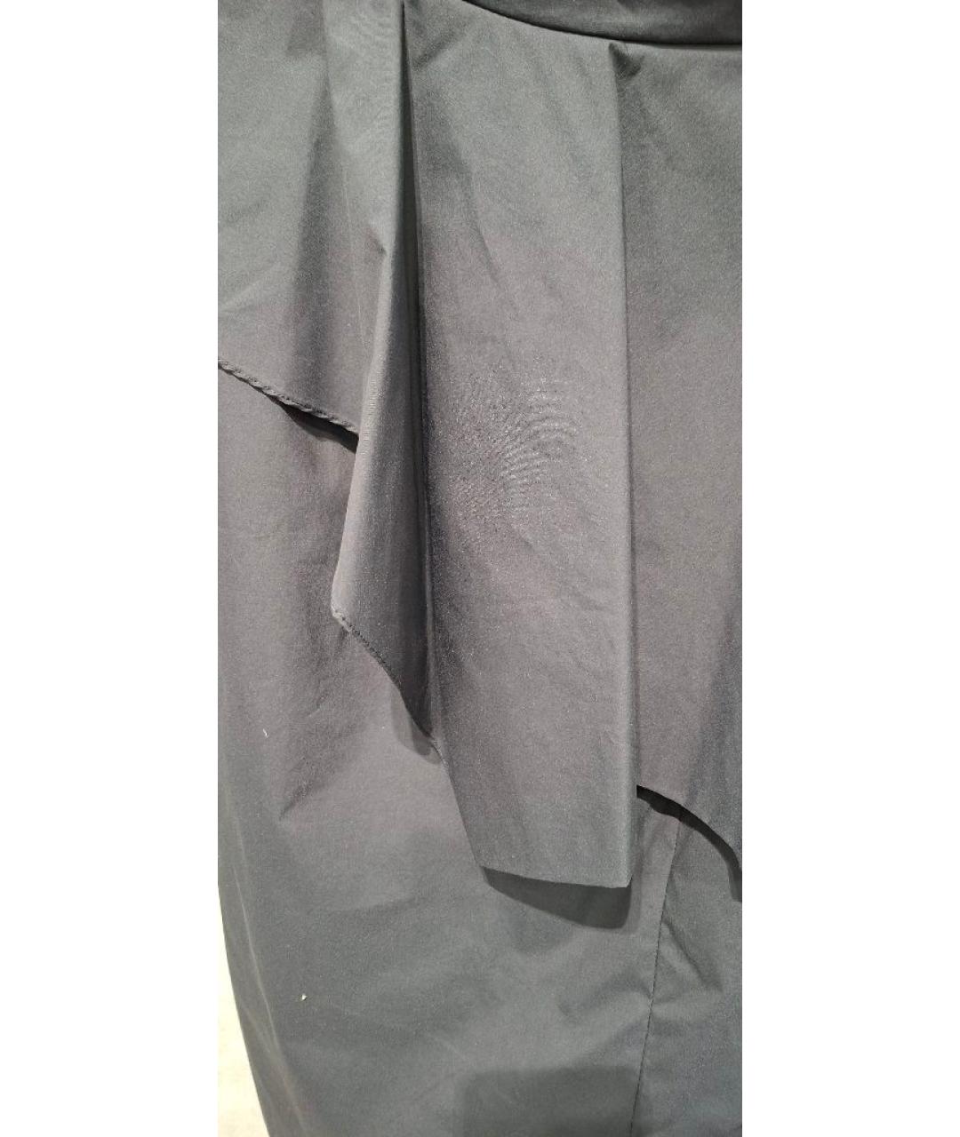 LIVIANA CONTI Черное хлопковое коктейльное платье, фото 7