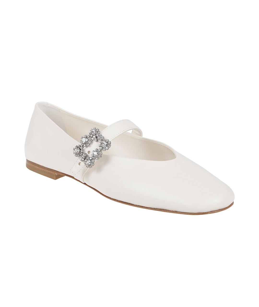 ROGER VIVIER Белые кожаные балетки, фото 2