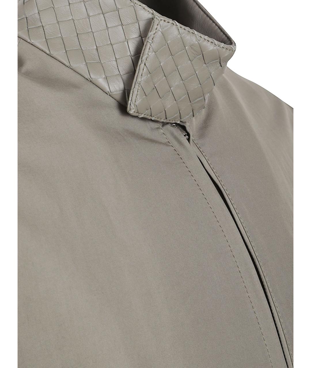 BOTTEGA VENETA Серая хлопковая куртка, фото 2
