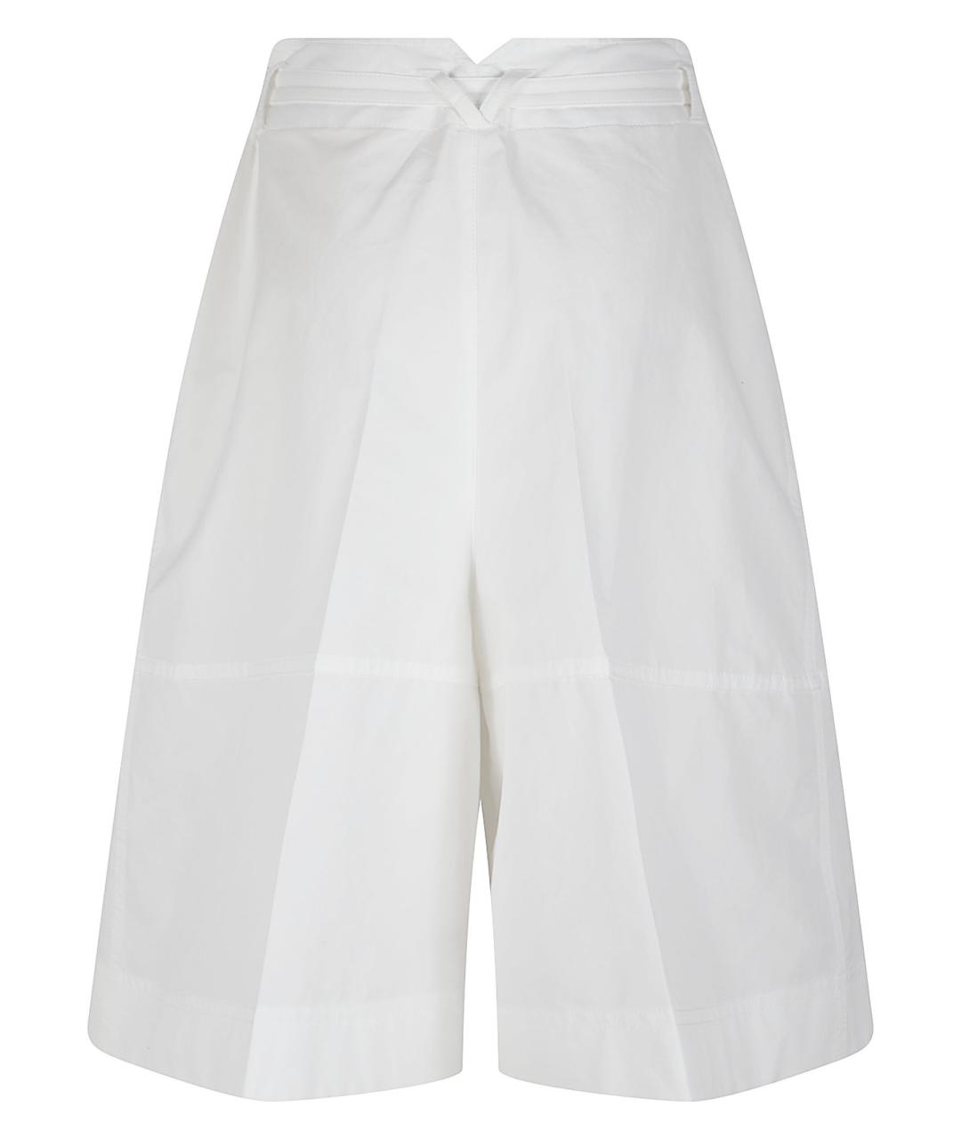 BOTTEGA VENETA Белые хлопковые шорты, фото 3