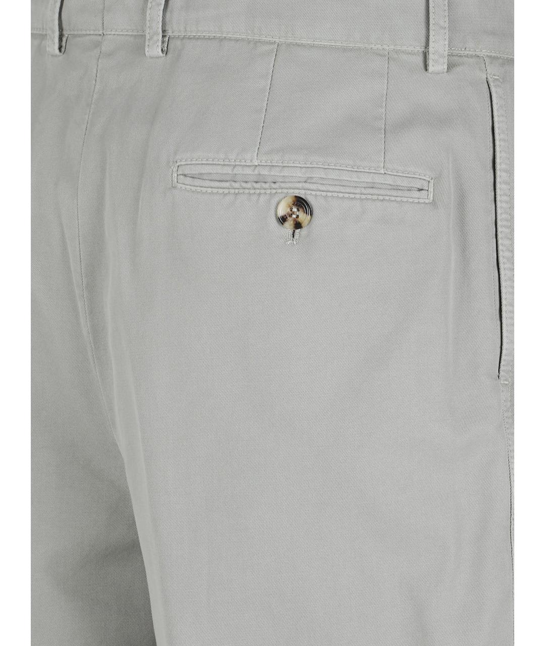 BRUNELLO CUCINELLI Хаки хлопковые шорты, фото 2