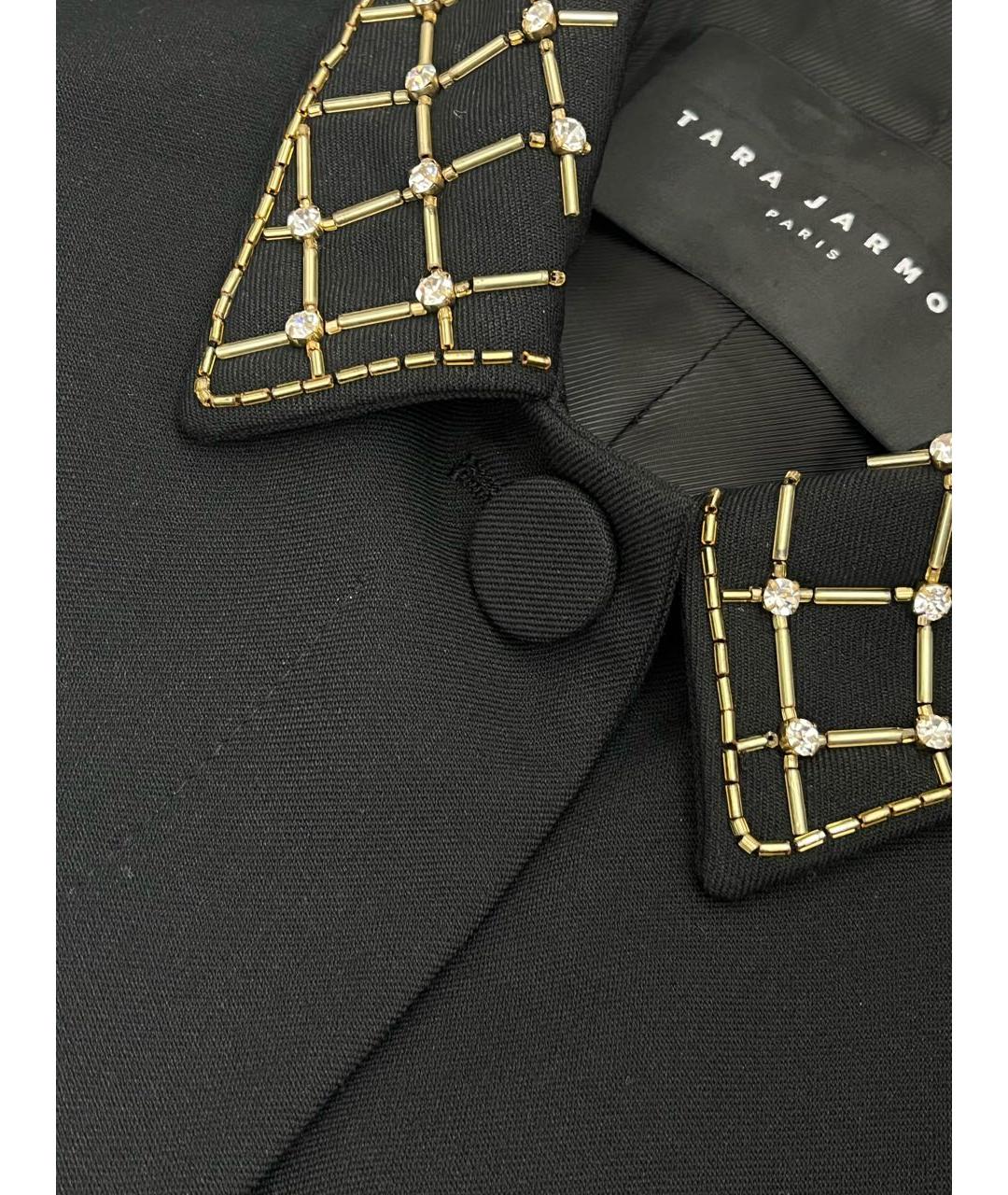 Tara Jarmon Черное полиэстеровое пальто, фото 7