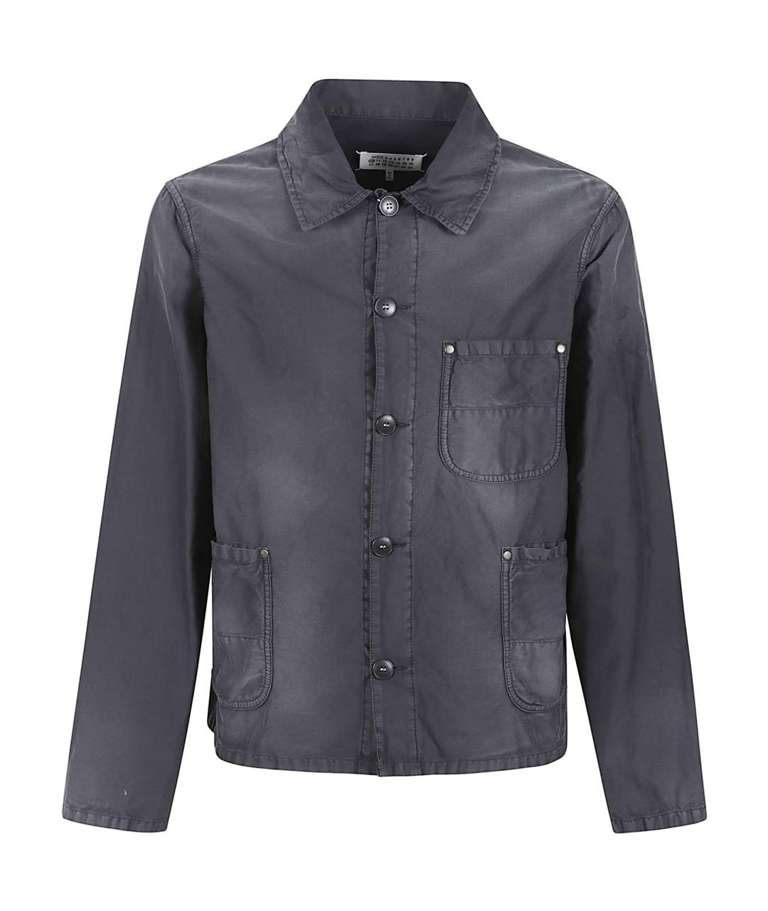 MAISON MARGIELA Черная хлопковая куртка, фото 1