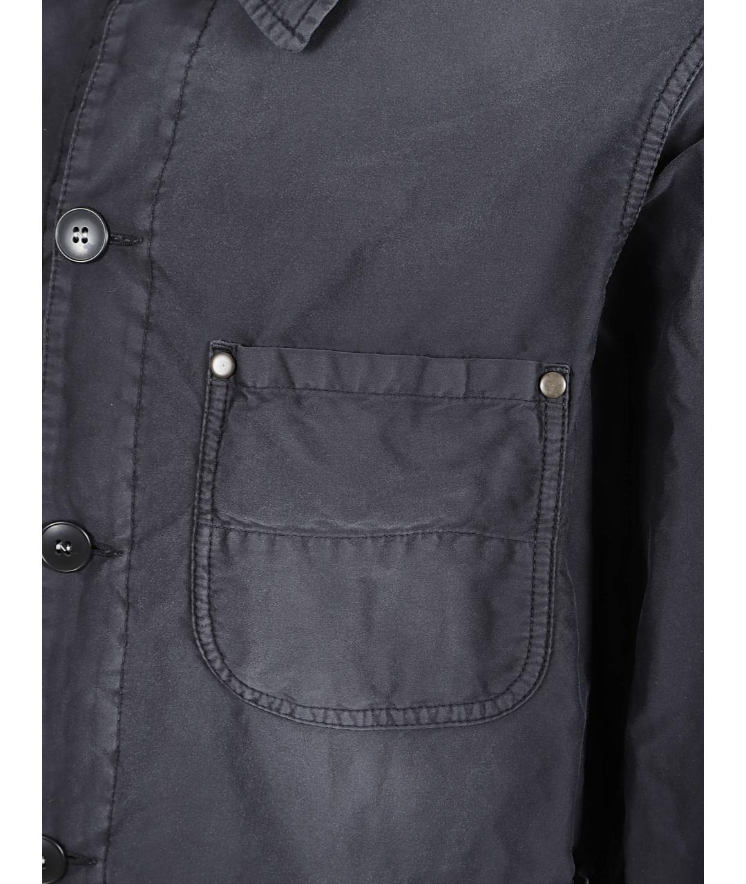 MAISON MARGIELA Черная хлопковая куртка, фото 2