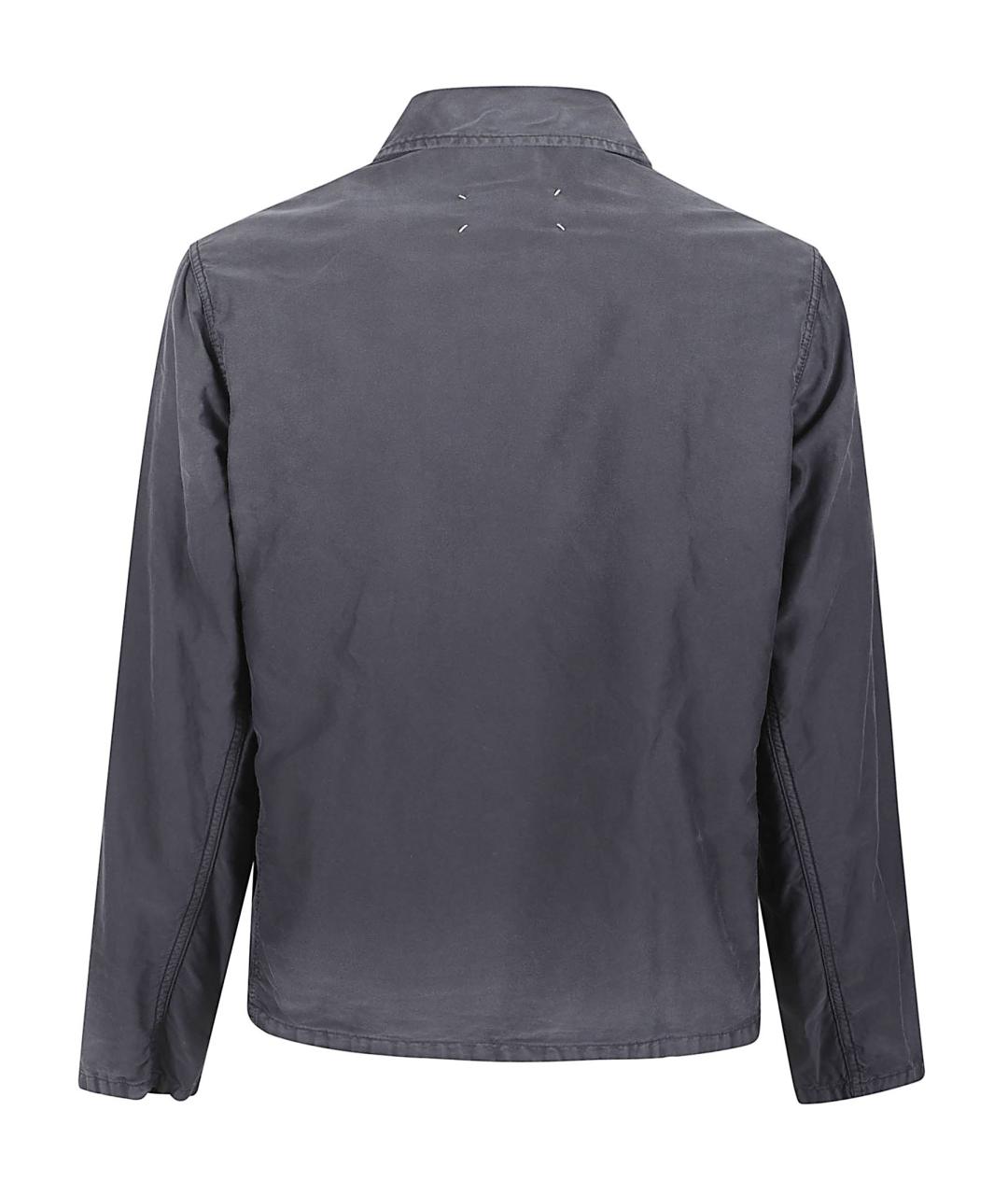 MAISON MARGIELA Черная хлопковая куртка, фото 3