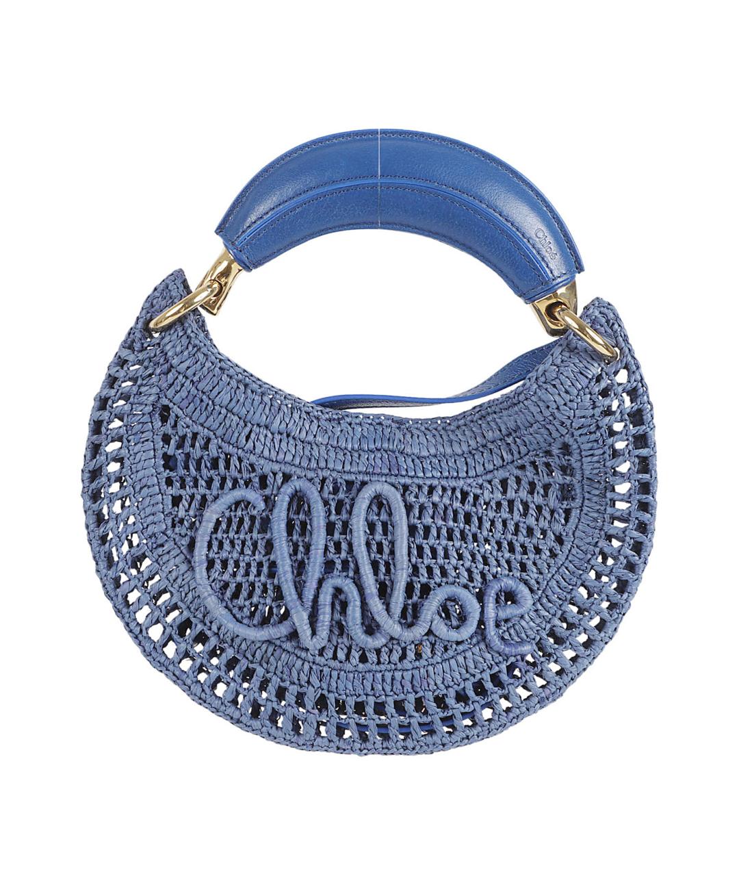 CHLOE Синяя тканевая сумка тоут, фото 1