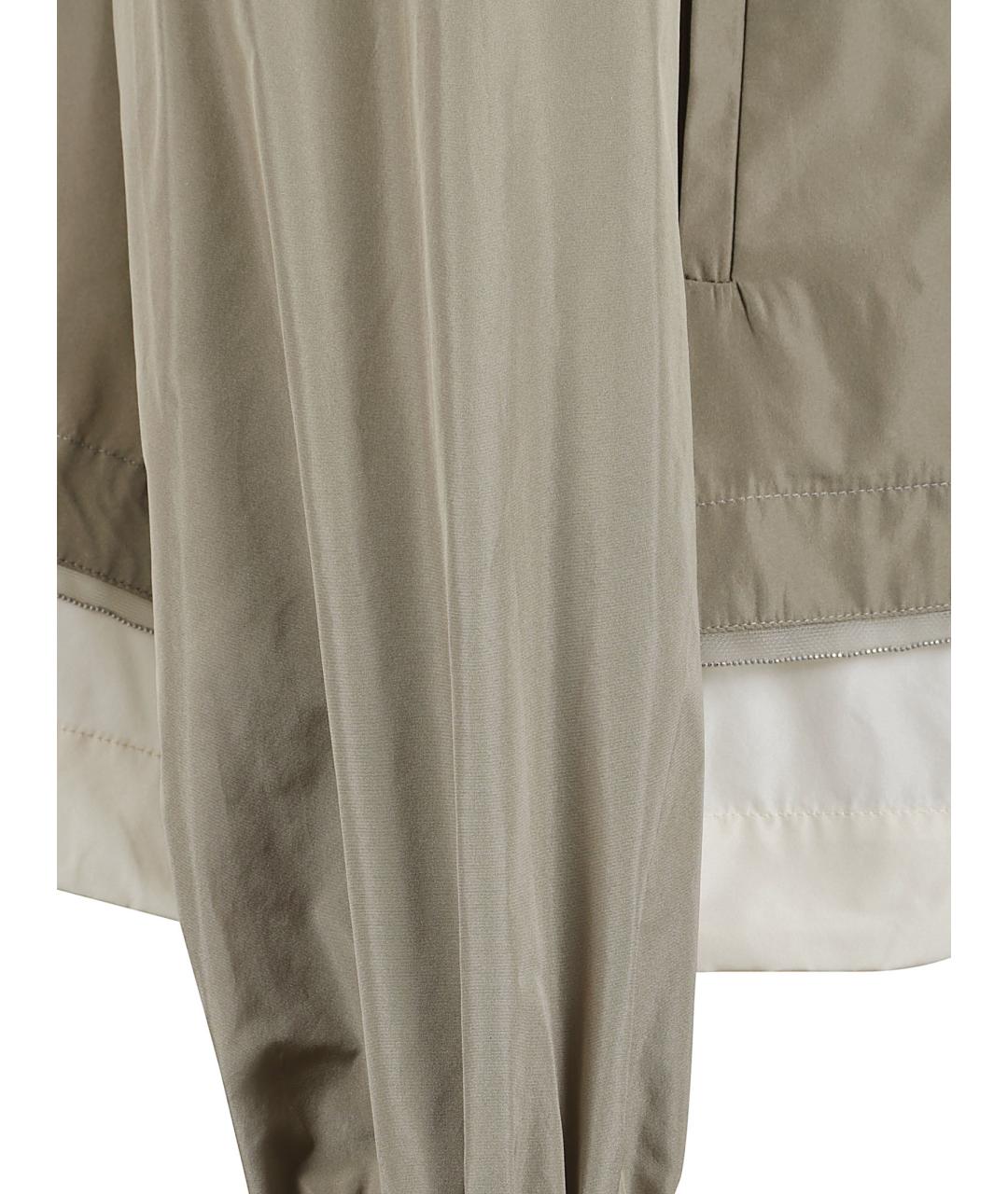 FABIANA FILIPPI Хаки полиэстеровая куртка, фото 2