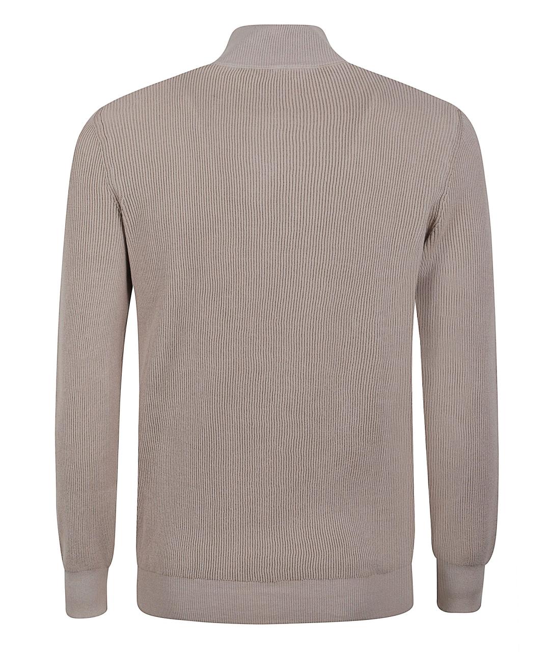 BALLANTYNE Бежевый хлопковый джемпер / свитер, фото 3