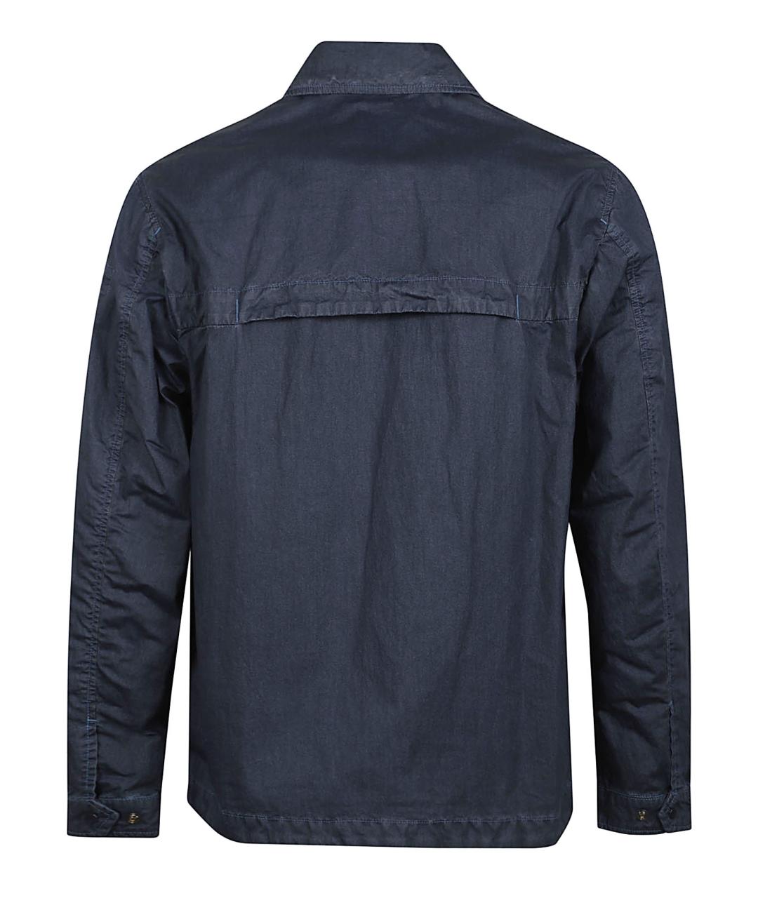 CP COMPANY Темно-синяя хлопковая куртка, фото 3