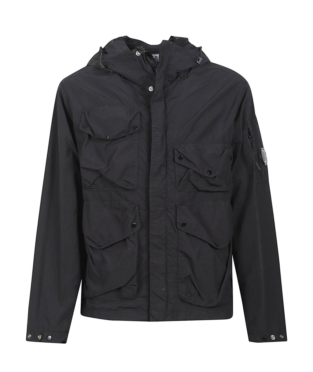 CP COMPANY Черная полиамидовая куртка, фото 1