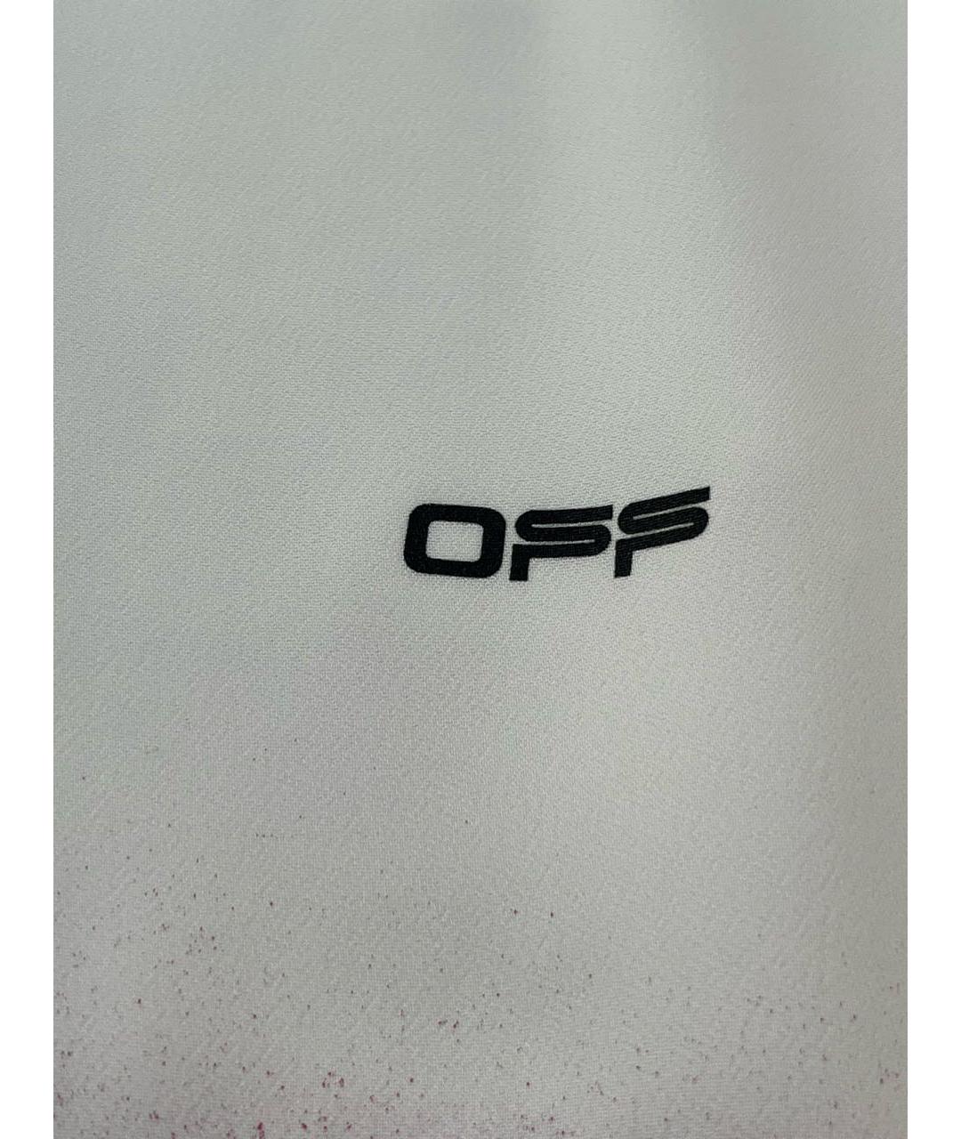 OFF-WHITE Белая вискозная рубашка, фото 5