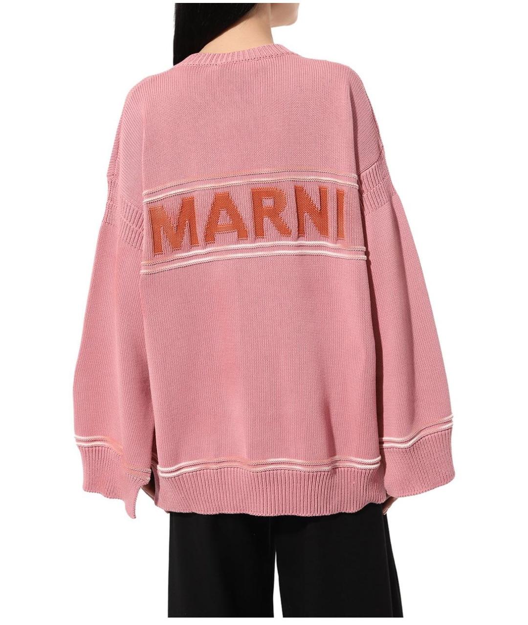 MARNI Розовый хлопковый кардиган, фото 2