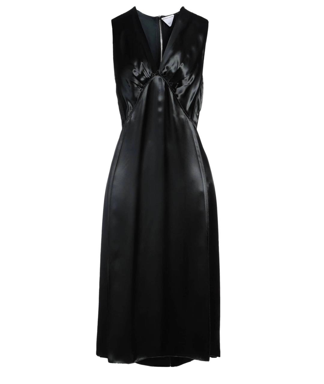 BOTTEGA VENETA Зеленые вискозное коктейльное платье, фото 5