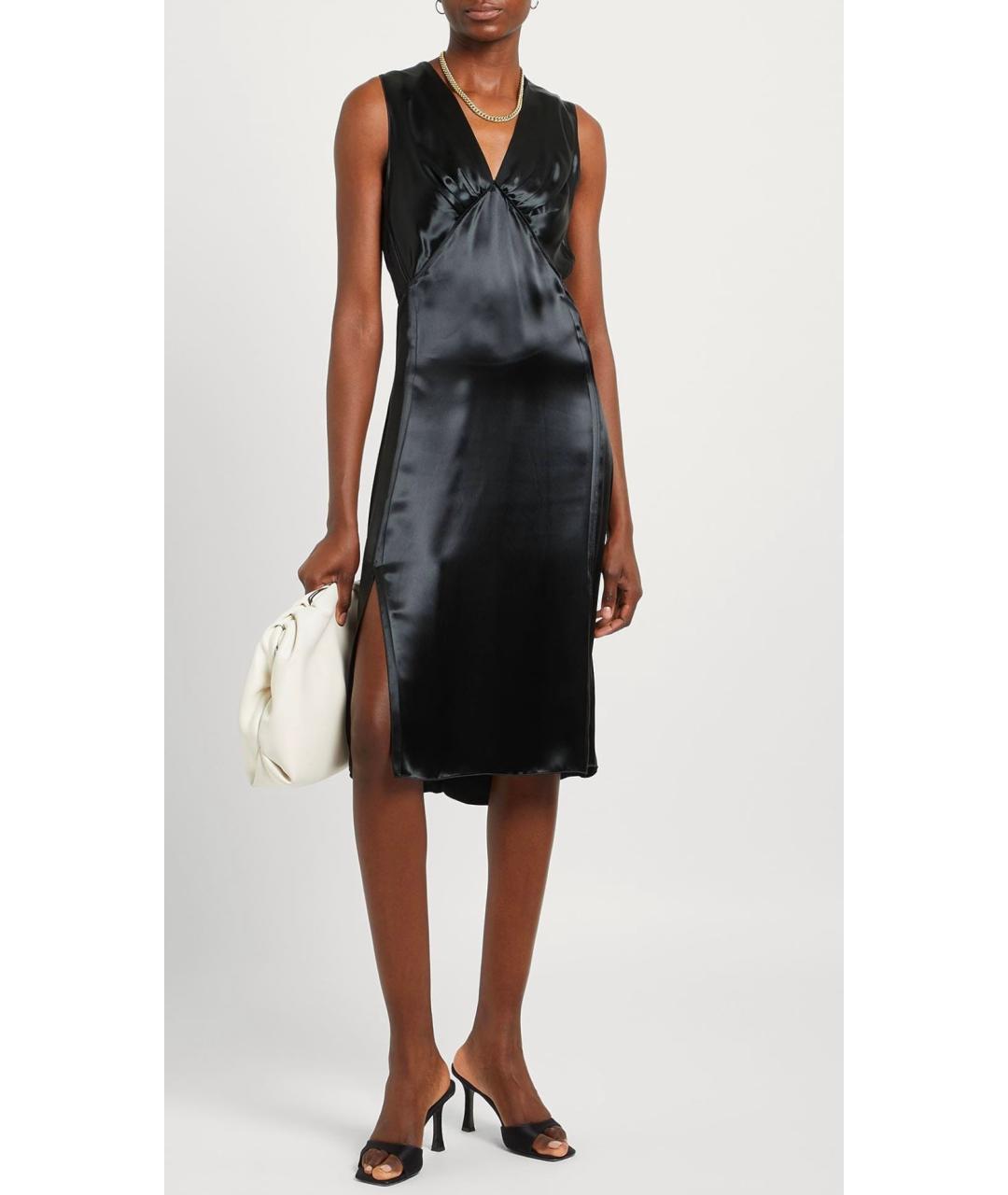 BOTTEGA VENETA Зеленые вискозное коктейльное платье, фото 3