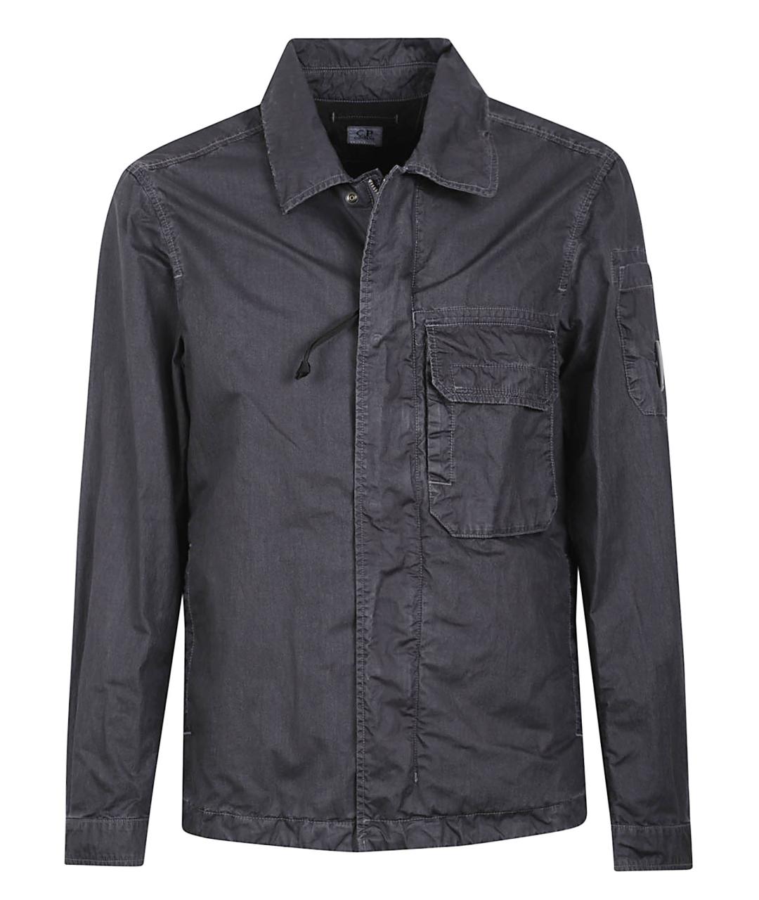 CP COMPANY Черная хлопковая куртка, фото 1