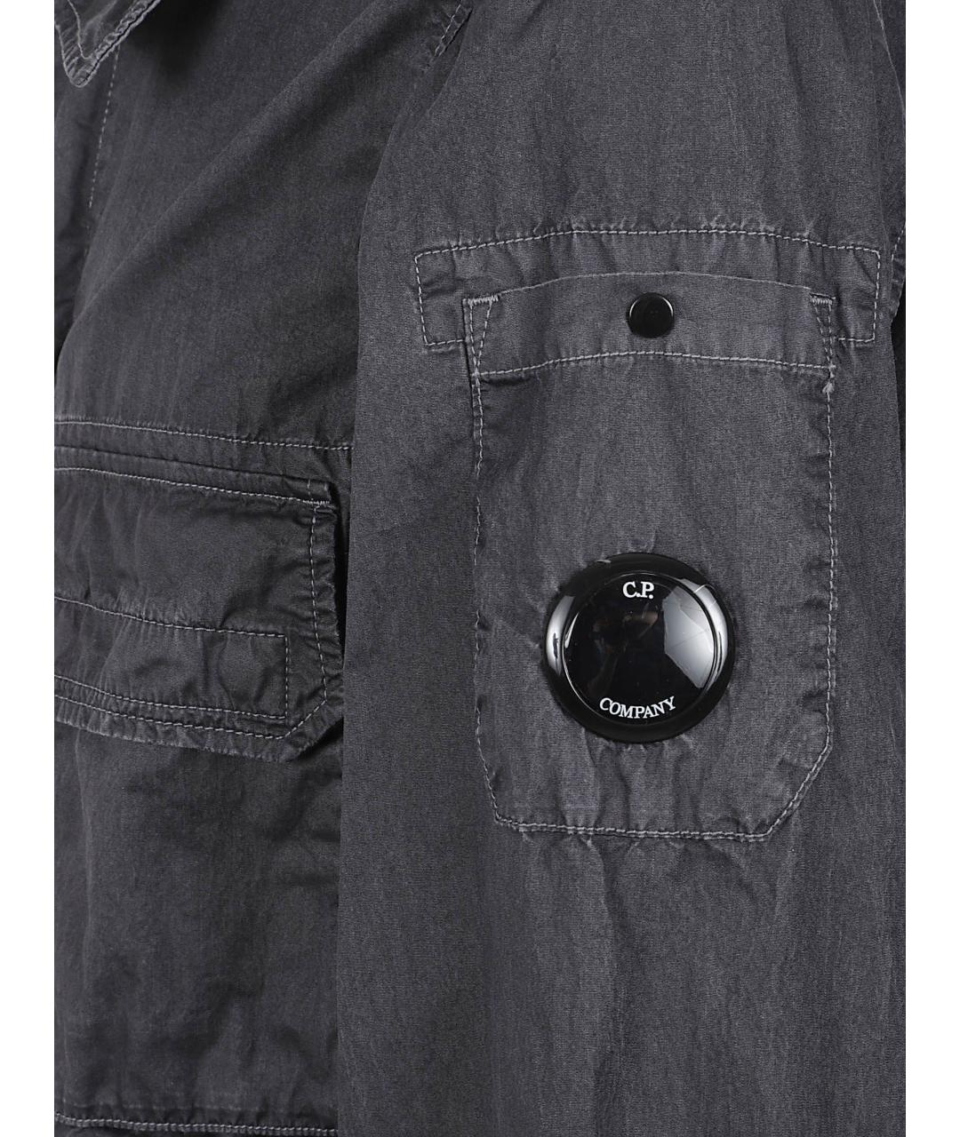 CP COMPANY Черная хлопковая куртка, фото 2