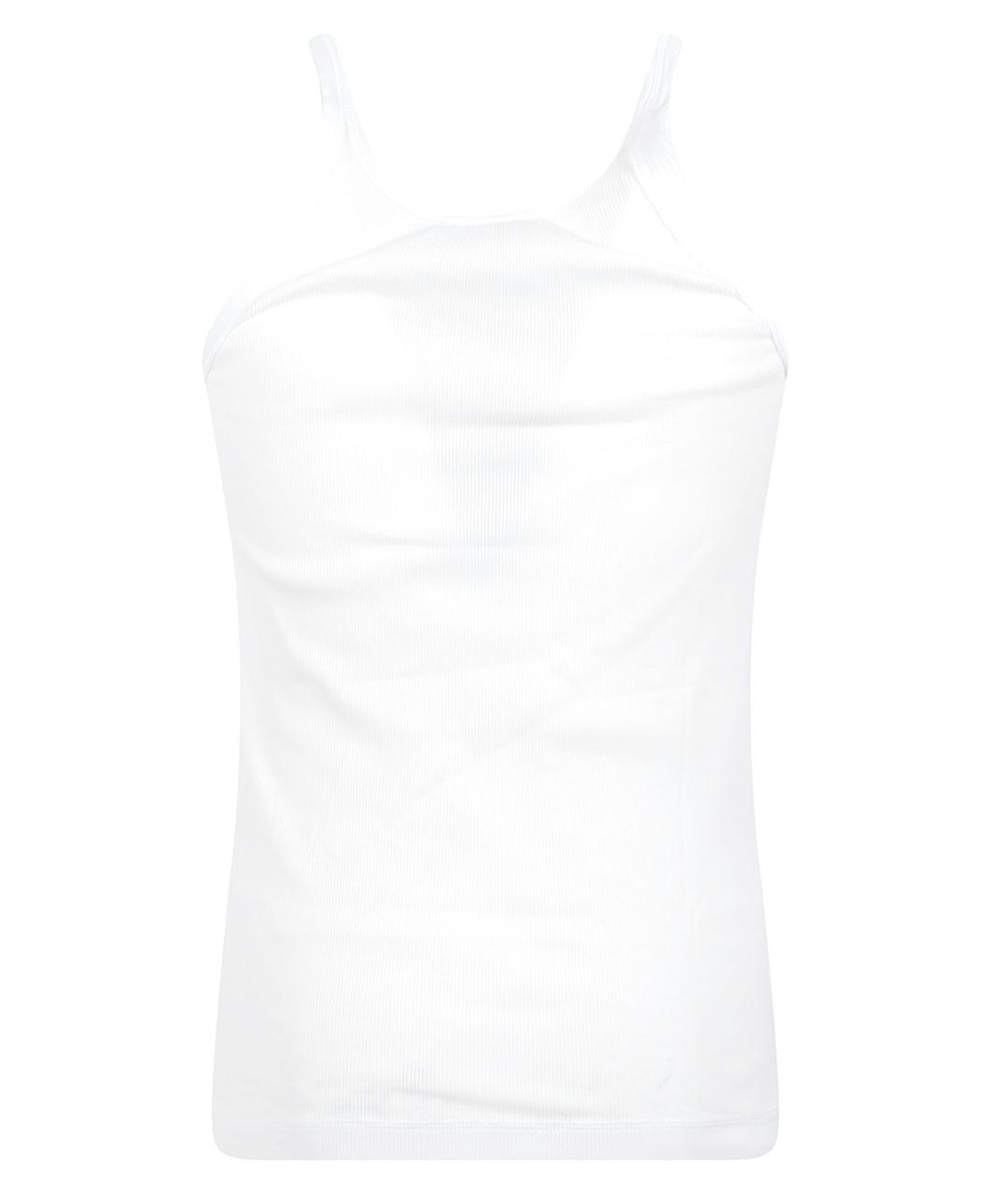 DOLCE&GABBANA Белая хлопковая майка, фото 3