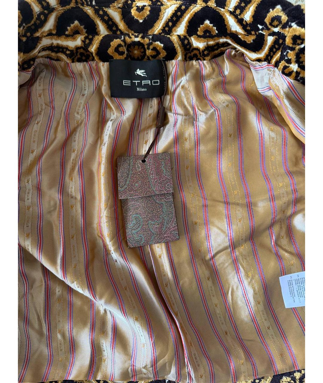 ETRO Мульти хлопковый жакет/пиджак, фото 5