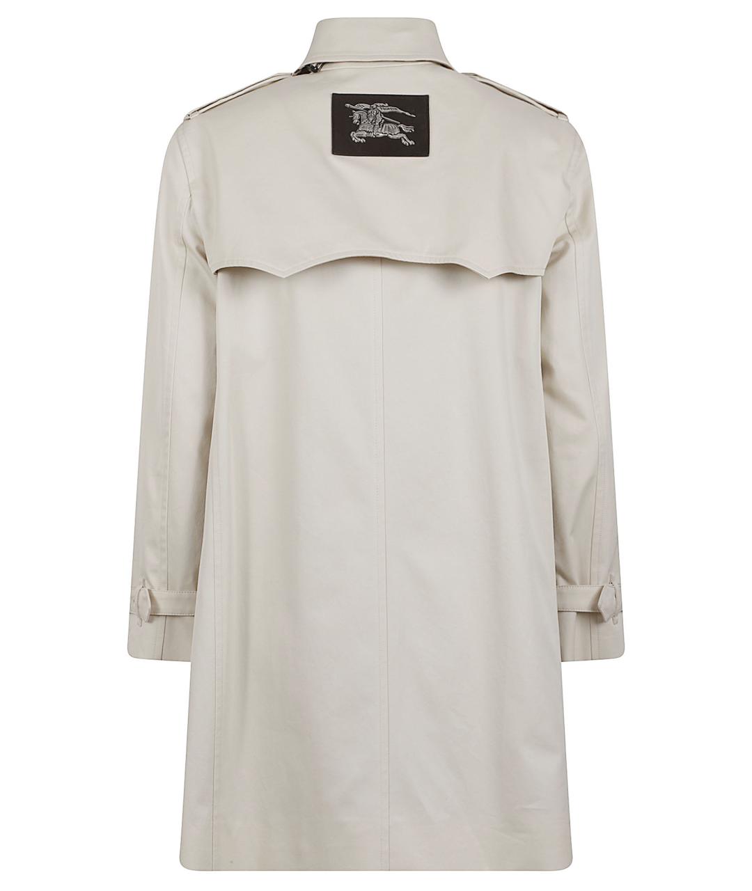 BURBERRY Бежевый хлопковый тренч/плащ, фото 3