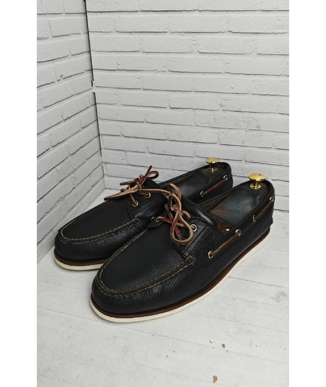 TIMBERLAND Темно-синие кожаные лоферы, фото 2