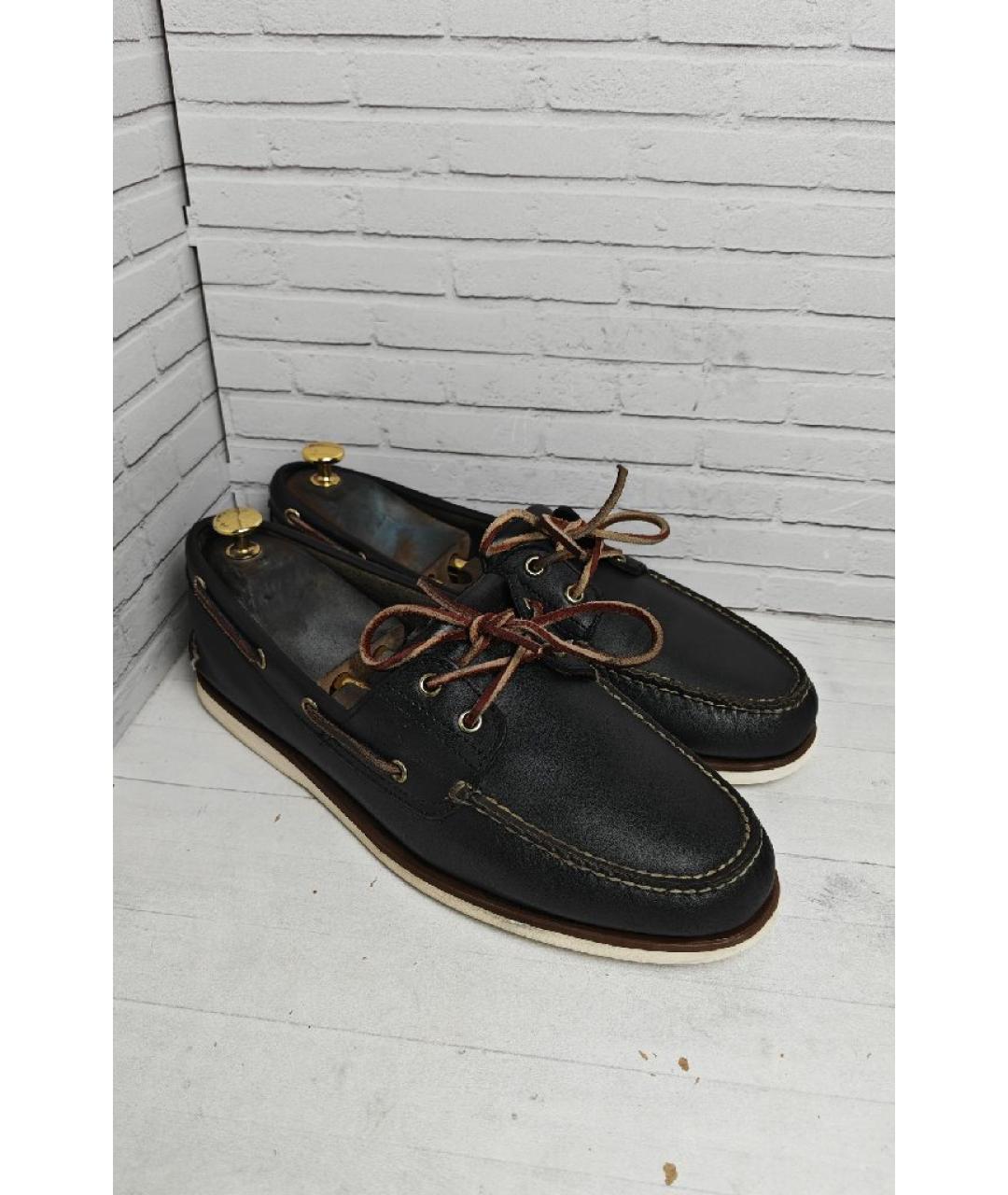 TIMBERLAND Темно-синие кожаные лоферы, фото 3