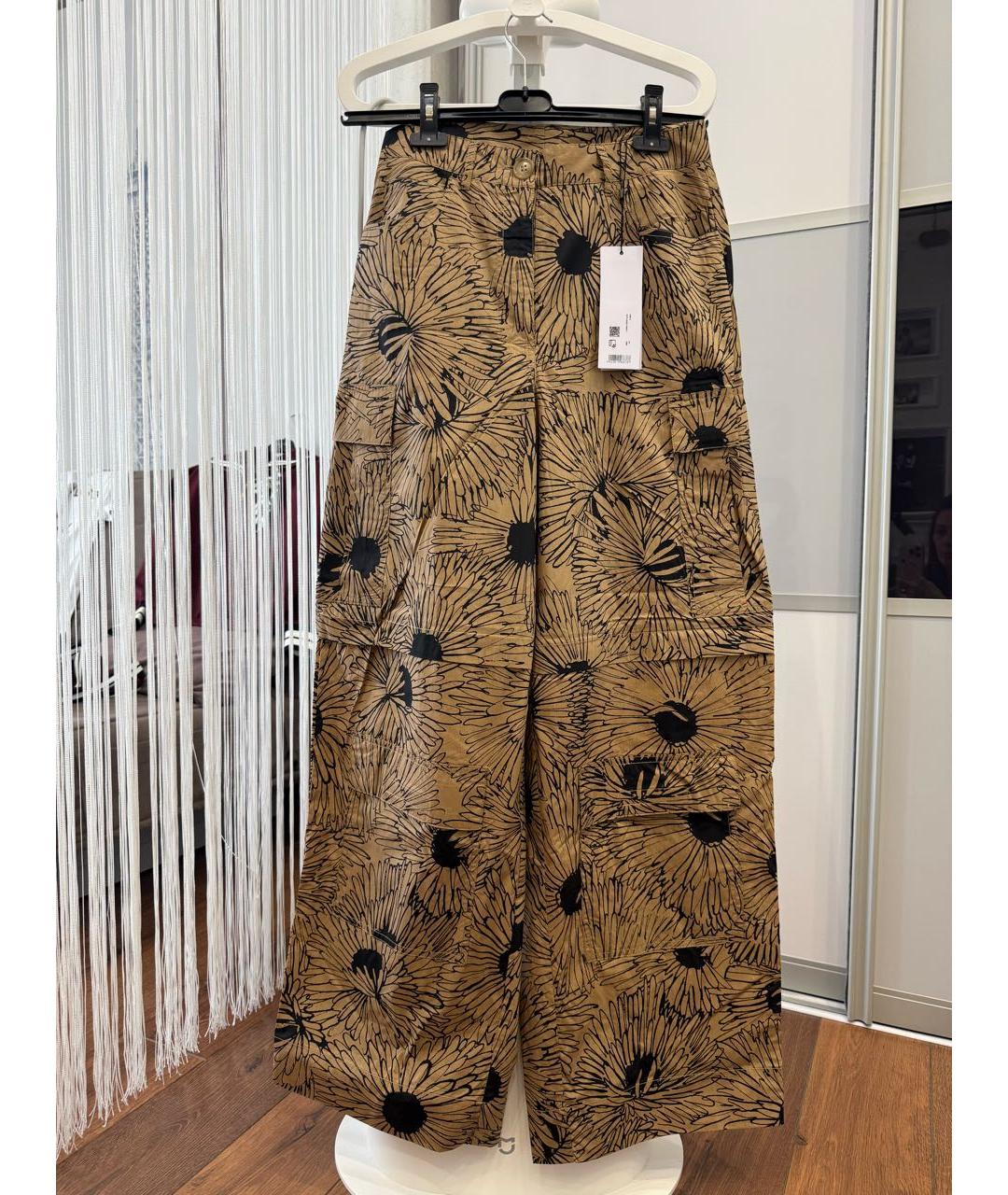 FEAR OF GOD ESSENTIALS Горчичные хлопковые брюки широкие, фото 2