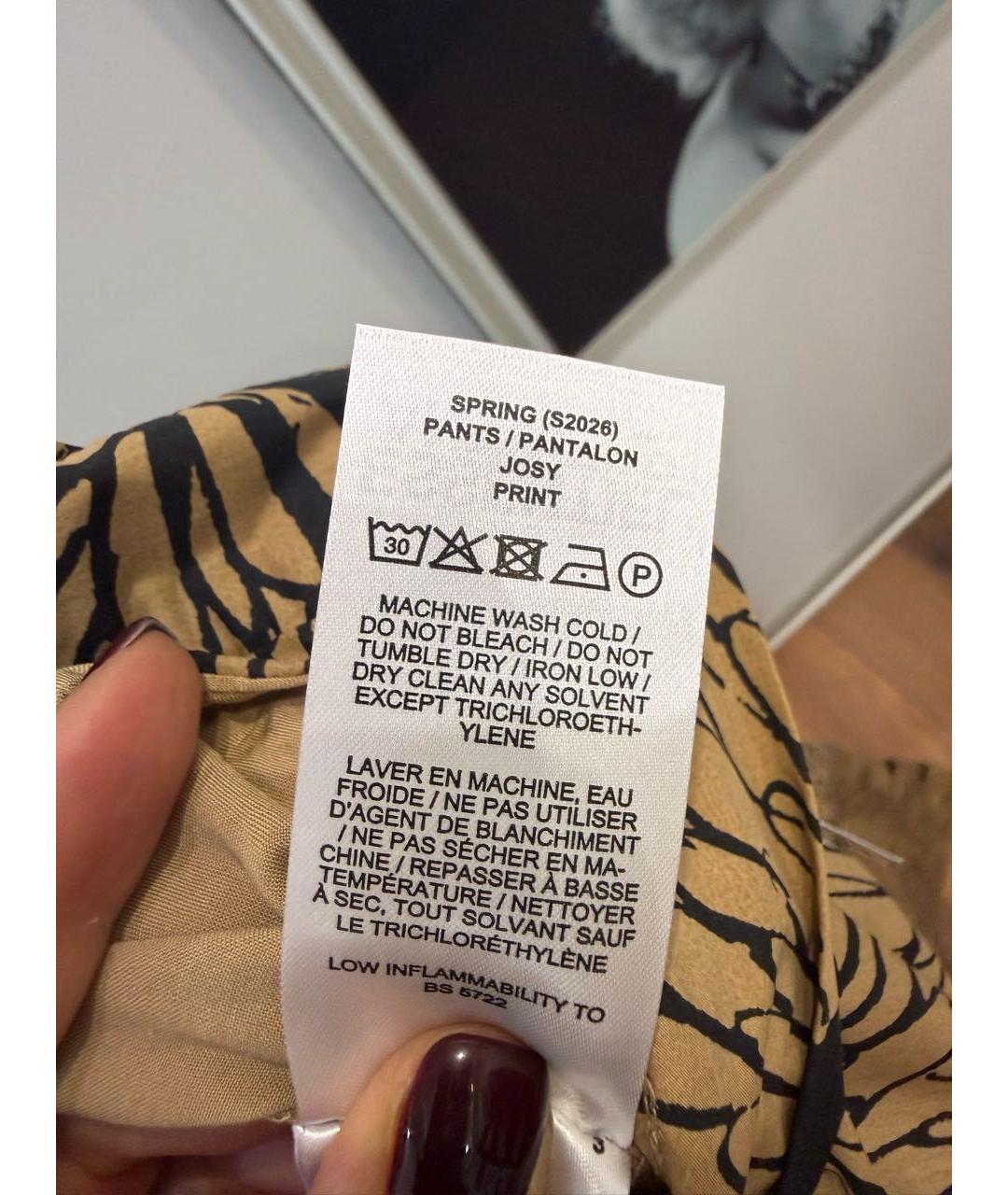 FEAR OF GOD ESSENTIALS Горчичные хлопковые брюки широкие, фото 5