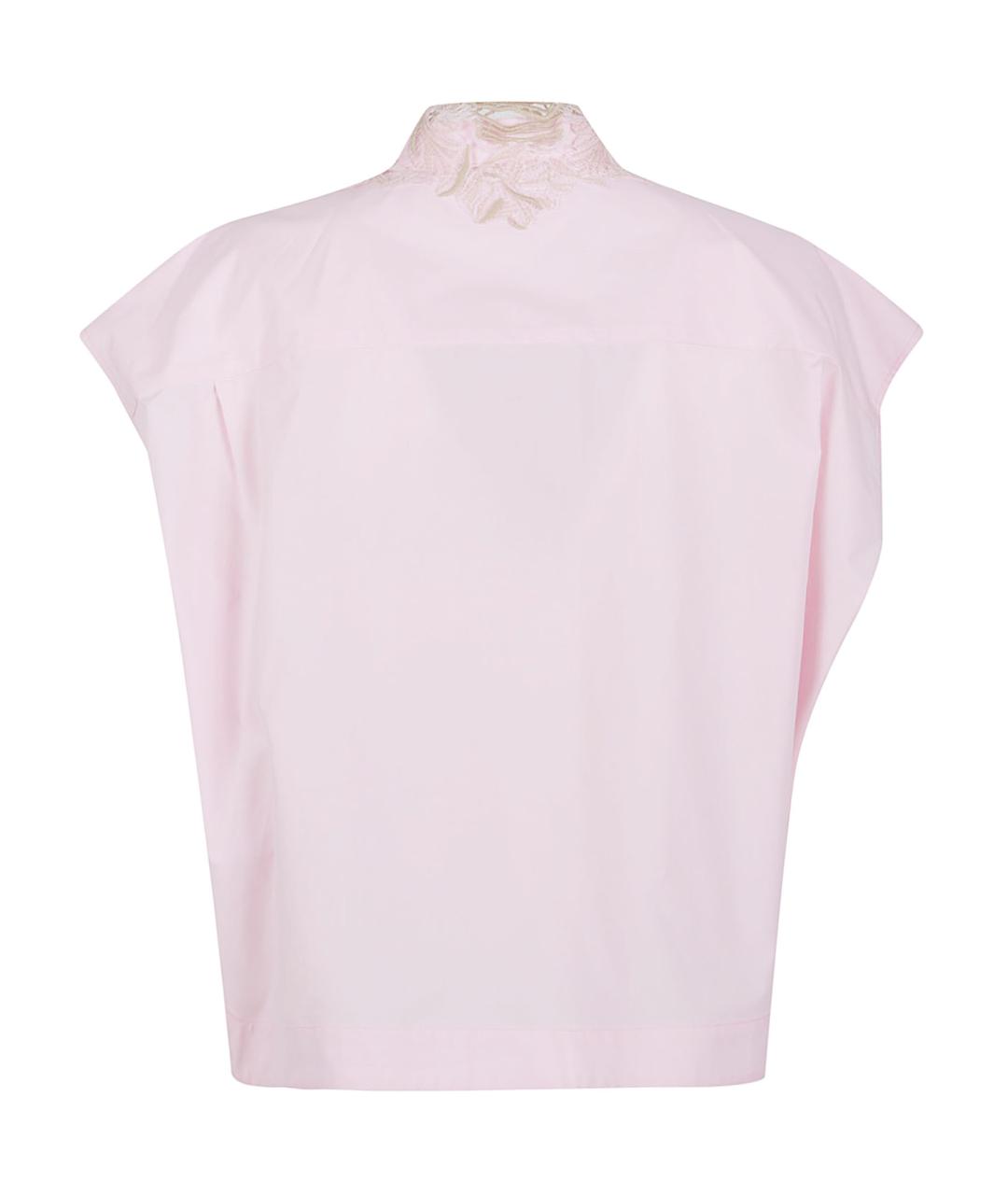 FABIANA FILIPPI Розовая хлопковая рубашка, фото 3