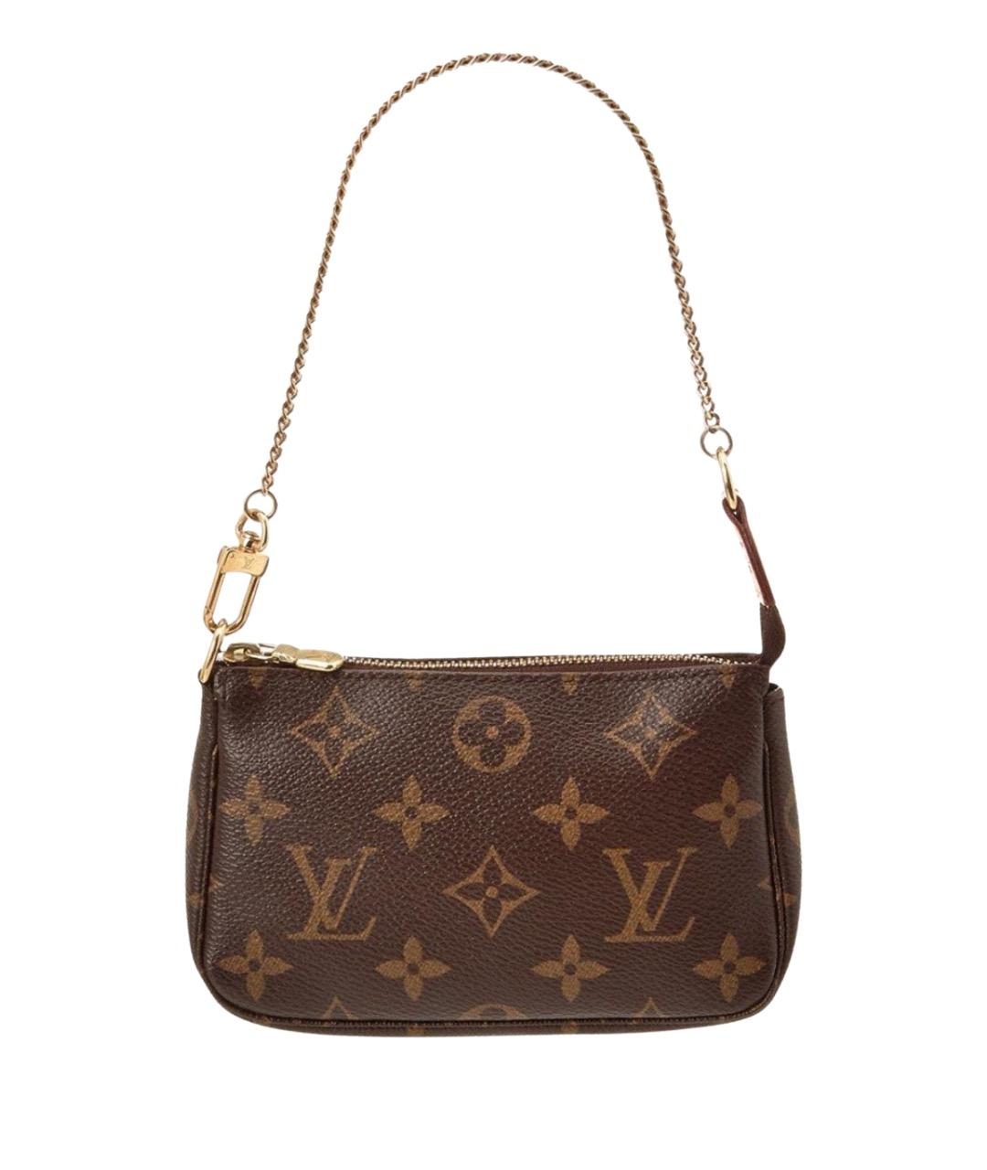 LOUIS VUITTON Коричневая сумка с короткими ручками, фото 1