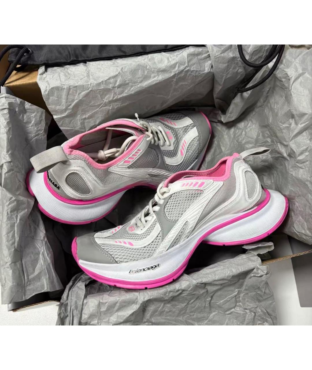 BALENCIAGA Серые текстильные кеды, фото 9