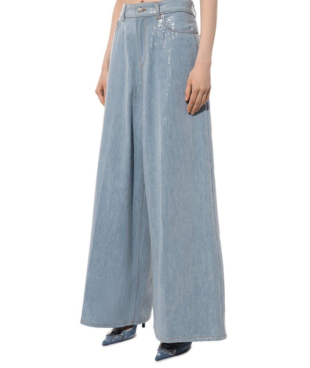 HAIKURE Голубые джинсы клеш, фото 2