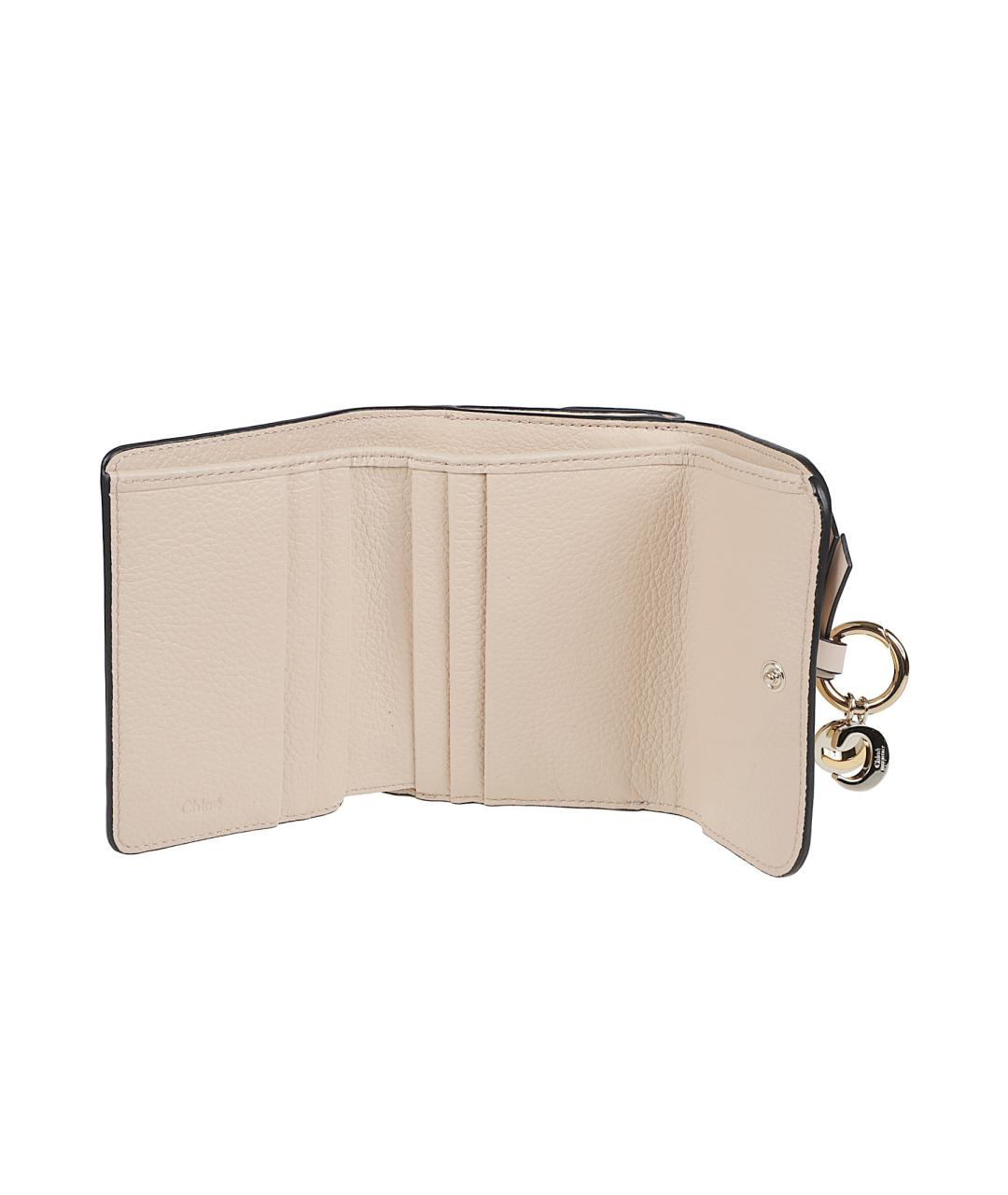 CHLOE Розовый кожаный кошелек, фото 3