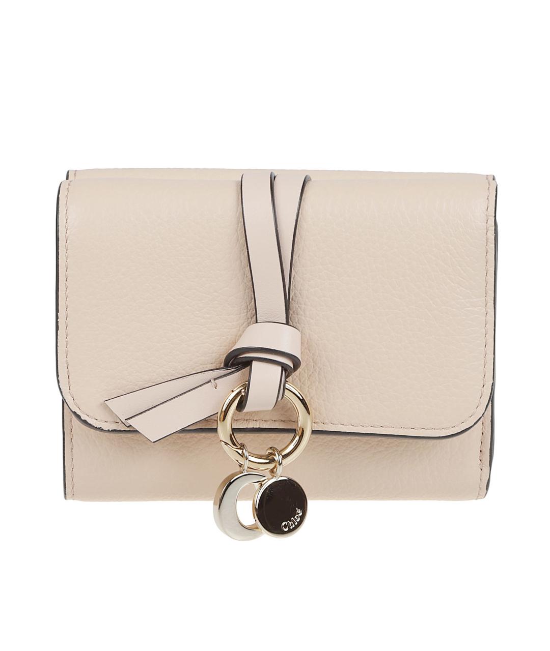 CHLOE Розовый кожаный кошелек, фото 1