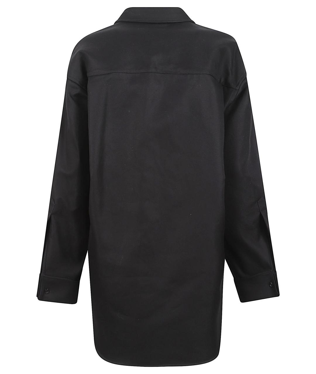 BALENCIAGA Черная хлопковая рубашка, фото 3